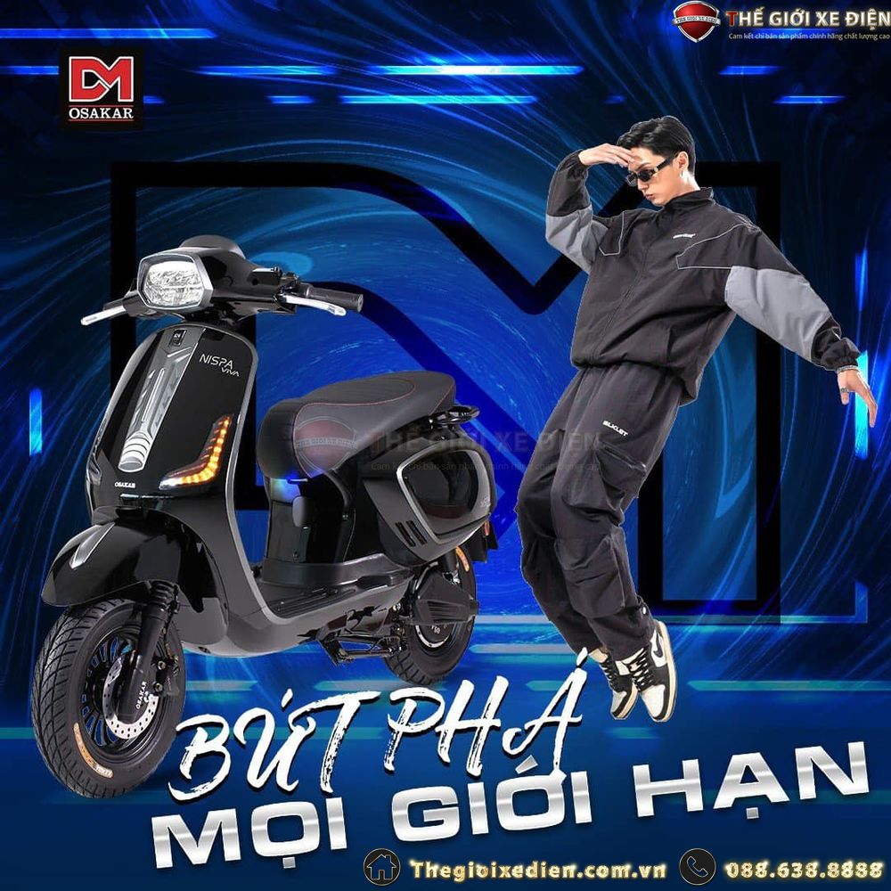 Phanh đĩa kép: Sự khác biệt tạo nên đẳng cấp của Osakar Nispa Viva
